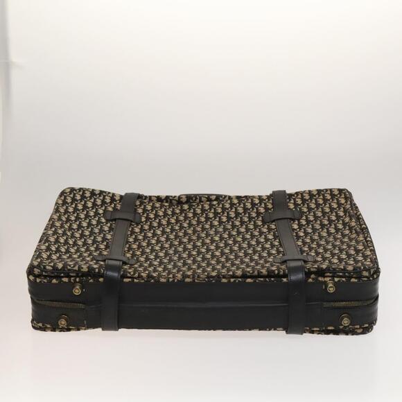 DIOR Trotter Canvas Trunk Navy Gold - Picture 9 of 12